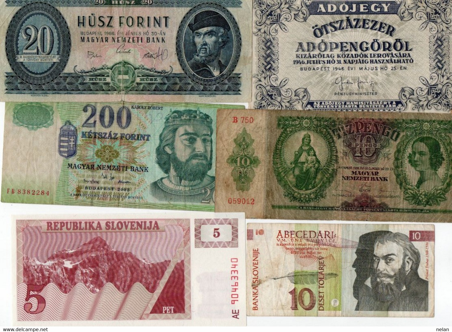 LOTTO BANCONOTE  EUROPA -  CIRCOLATE  VF+XF - Lots & Kiloware - Banknotes