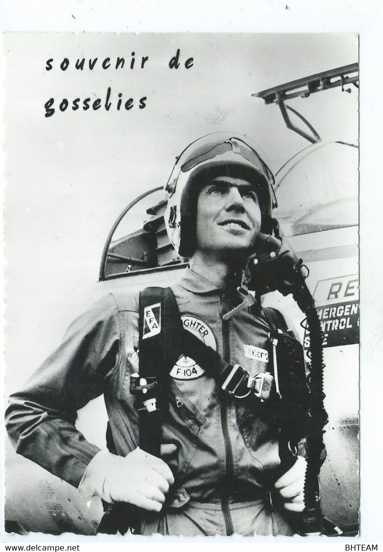 Souvenir De Gosselies - Militaria Force Aérienne - Bernard Neefs - Pilote D'essai - Charleroi