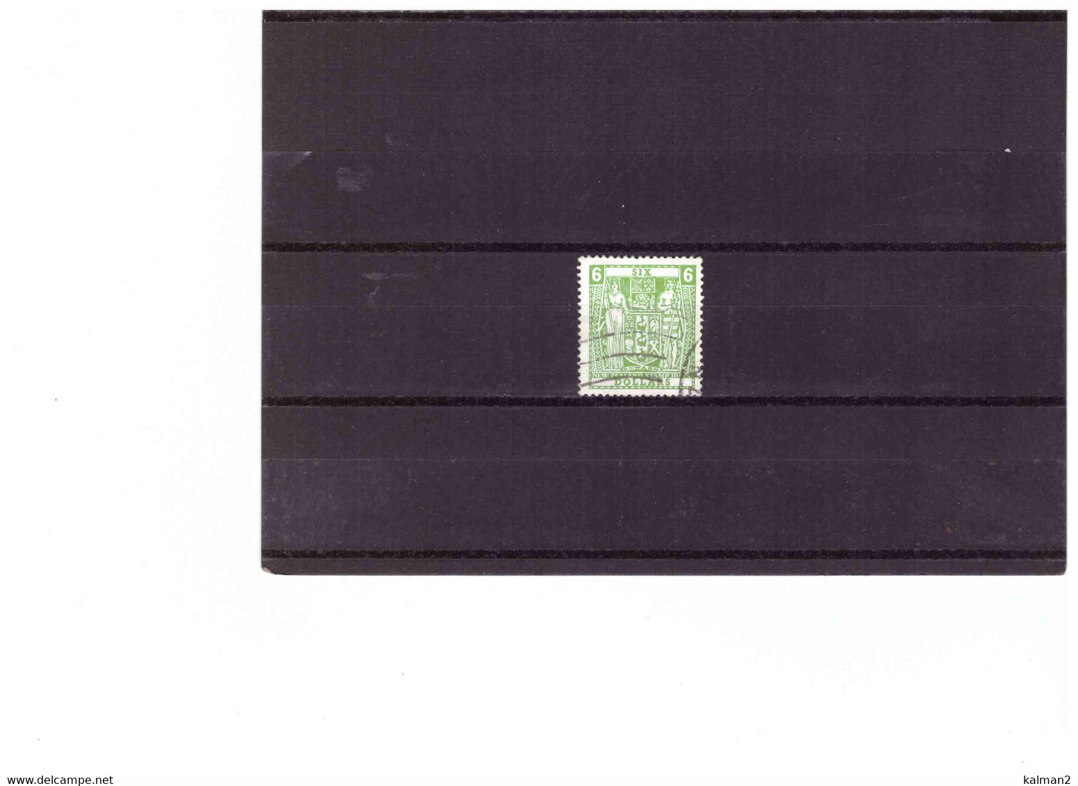 XX3810  -  NEW ZEALAND   /      FISCALI POSTALI  USATO   -  Y&T.  Nr.  74 - Fiscali-postali