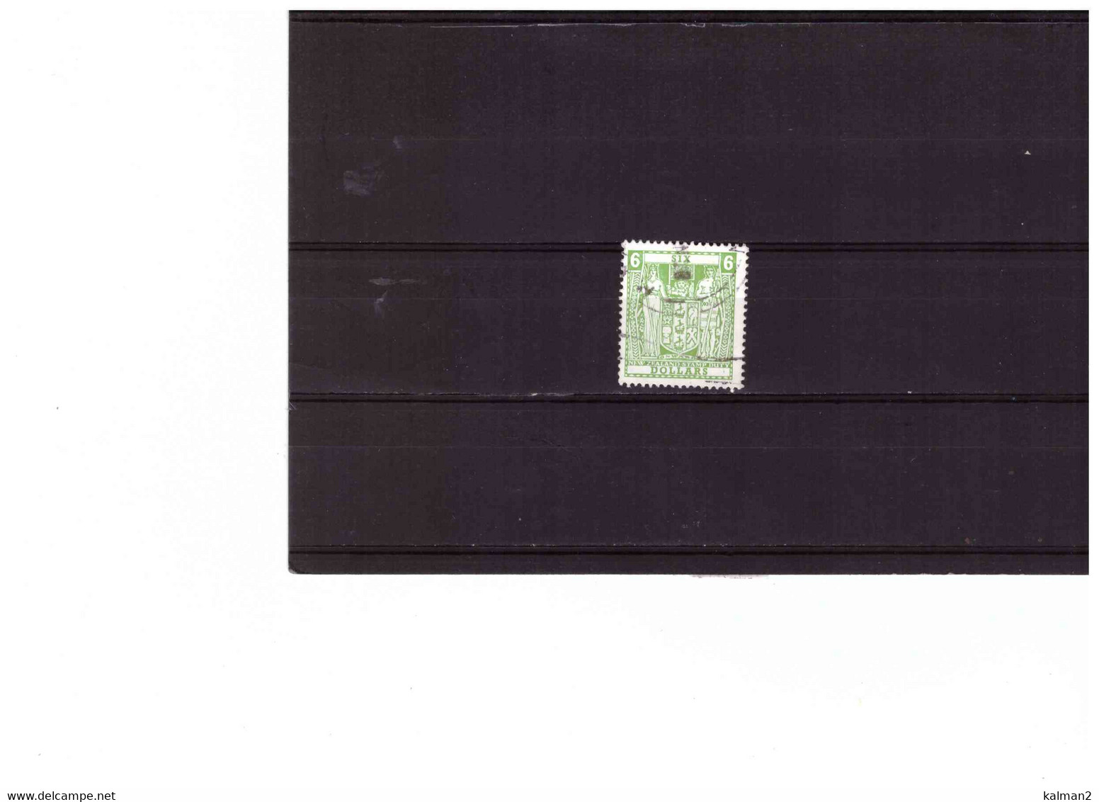 XX3811  -  NEW ZEALAND   /      FISCALI POSTALI  USATO   -  Y&T.  Nr.  74 - Fiscaux-postaux