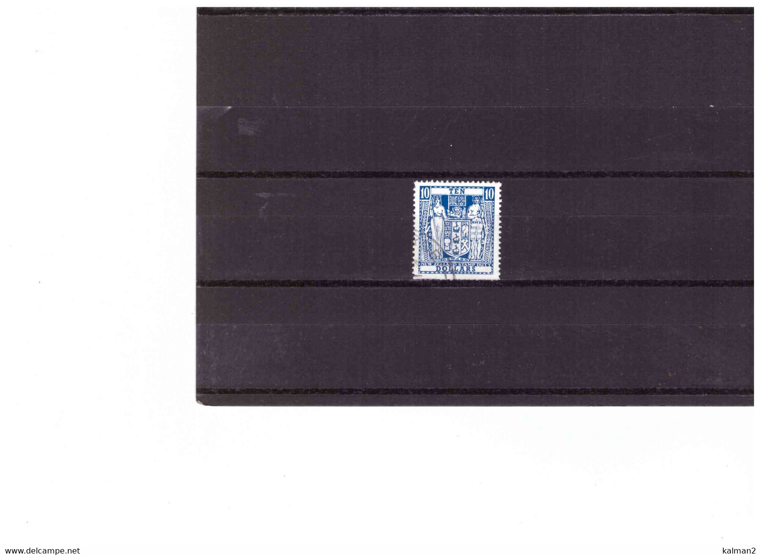 XX3818  -  NEW ZEALAND   /      FISCALI POSTALI  USATO   -  Y&T.  Nr.  76 - Fiscaux-postaux