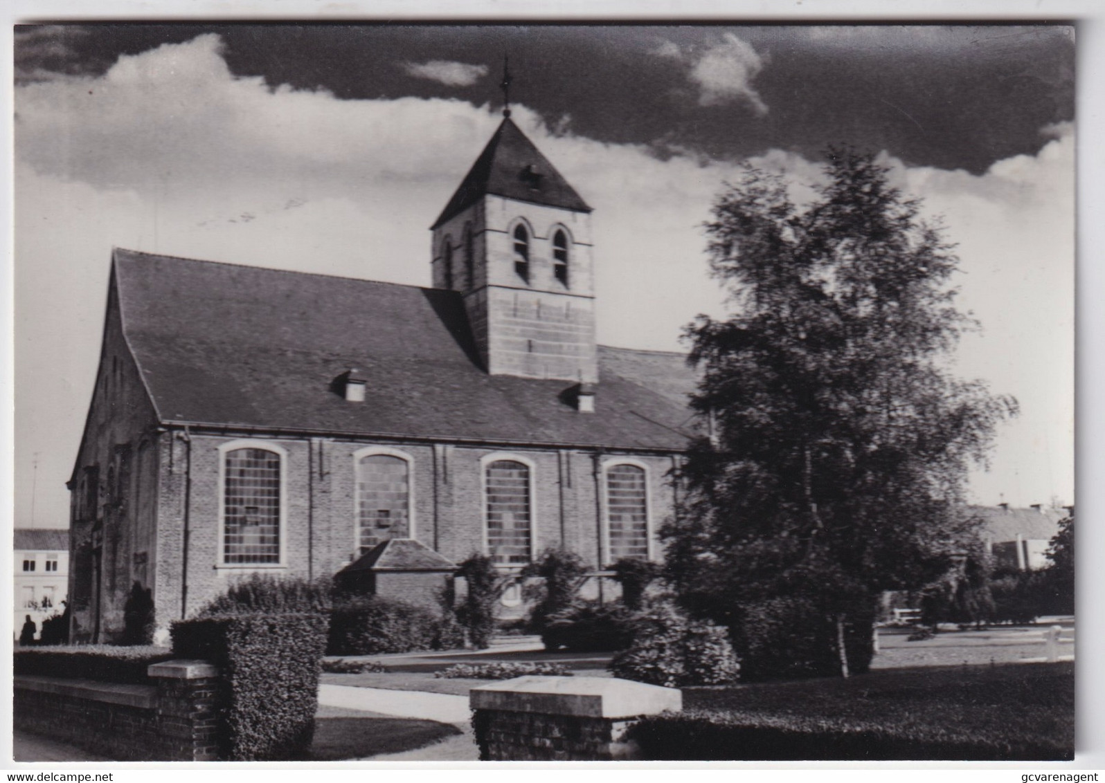 LOCHRISTI   FOTOKAART   KERK EN CENTRUM - Lochristi