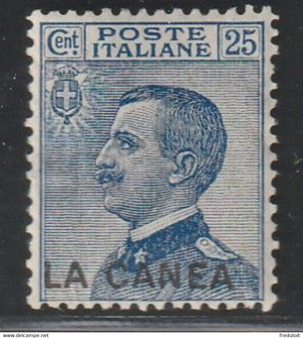 LA CANEA - N°8 * (1906) 25C Bleu - La Canea