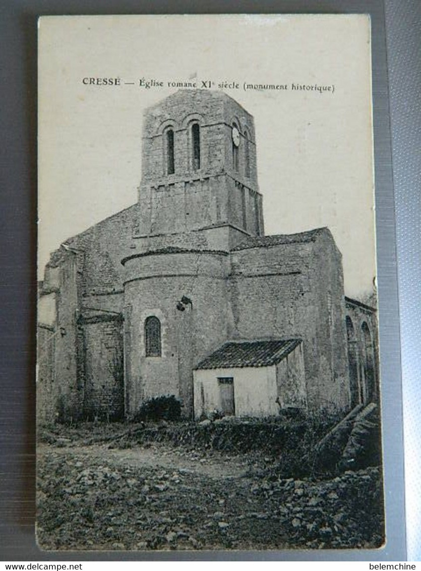 CRESSE                                  EGLISE ROMANE - Other & Unclassified