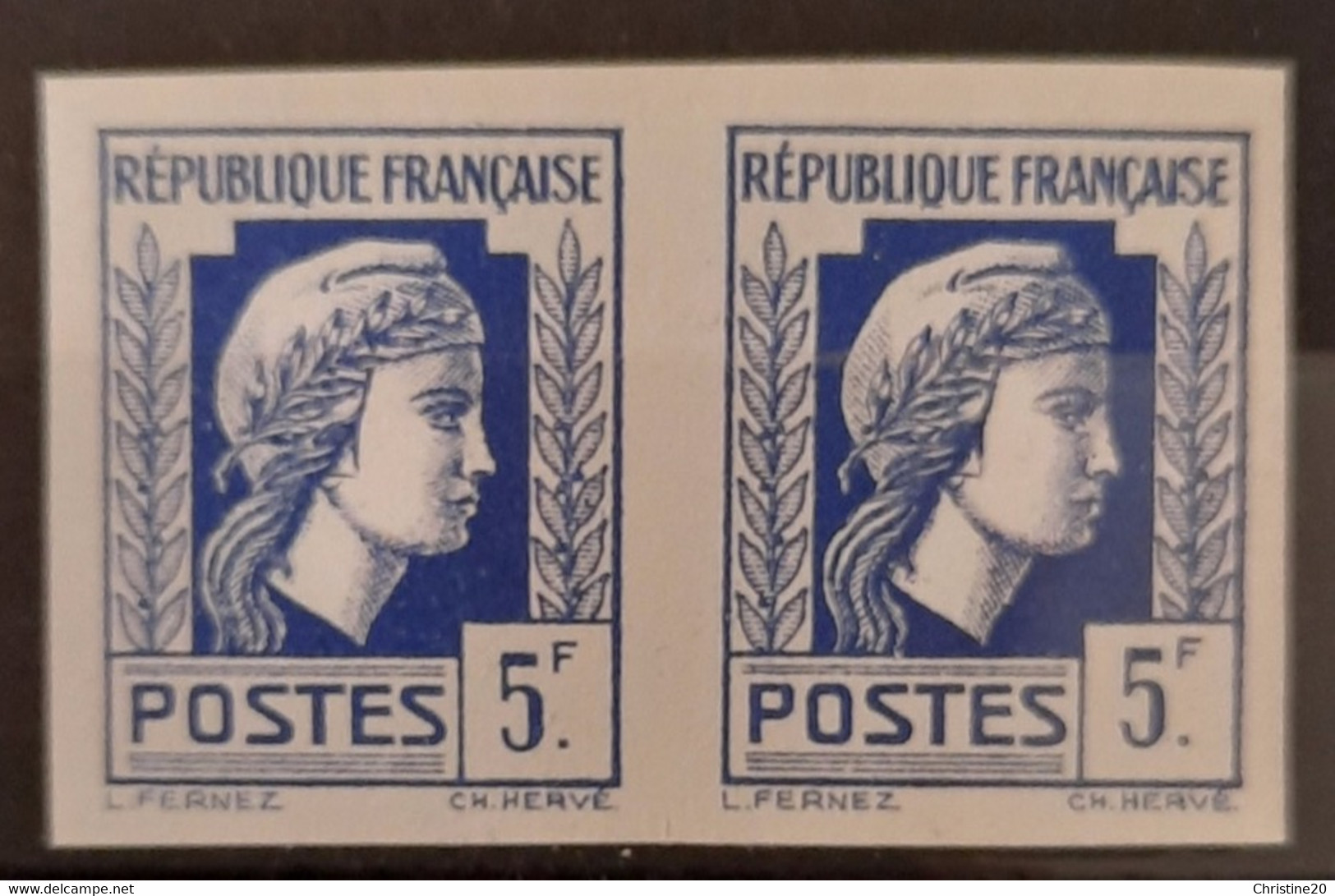 France 1944 Coq Et Marianne (d'Alger) N°645 Paire** TB Cote Maury 160€ - 1944 Coq Et Marianne D'Alger