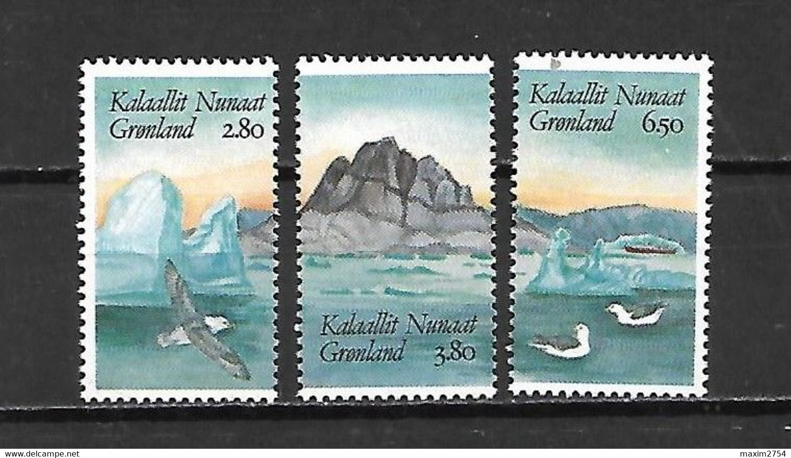 GROENLANDIA - 1987 - N. 157/59** (CATALOGO UNIFICATO) - Altri & Non Classificati