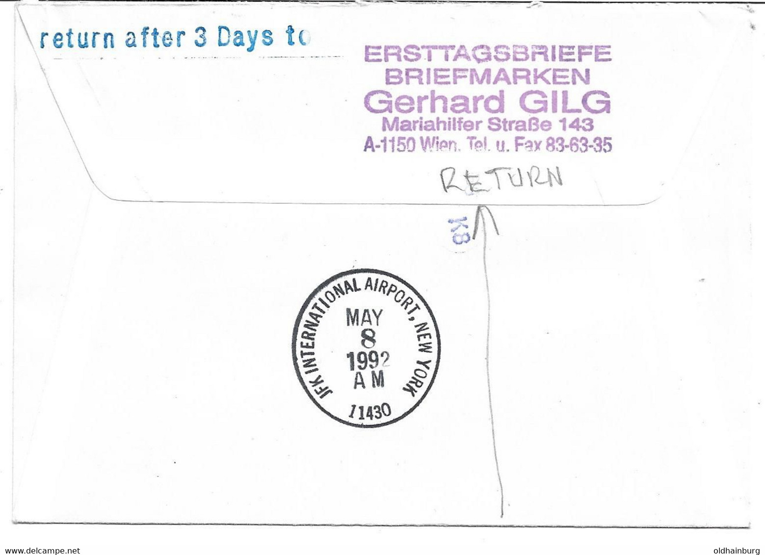 1750p: Briefpostbeleg Zur Landesausstellung Güssing 1992 - Güssing