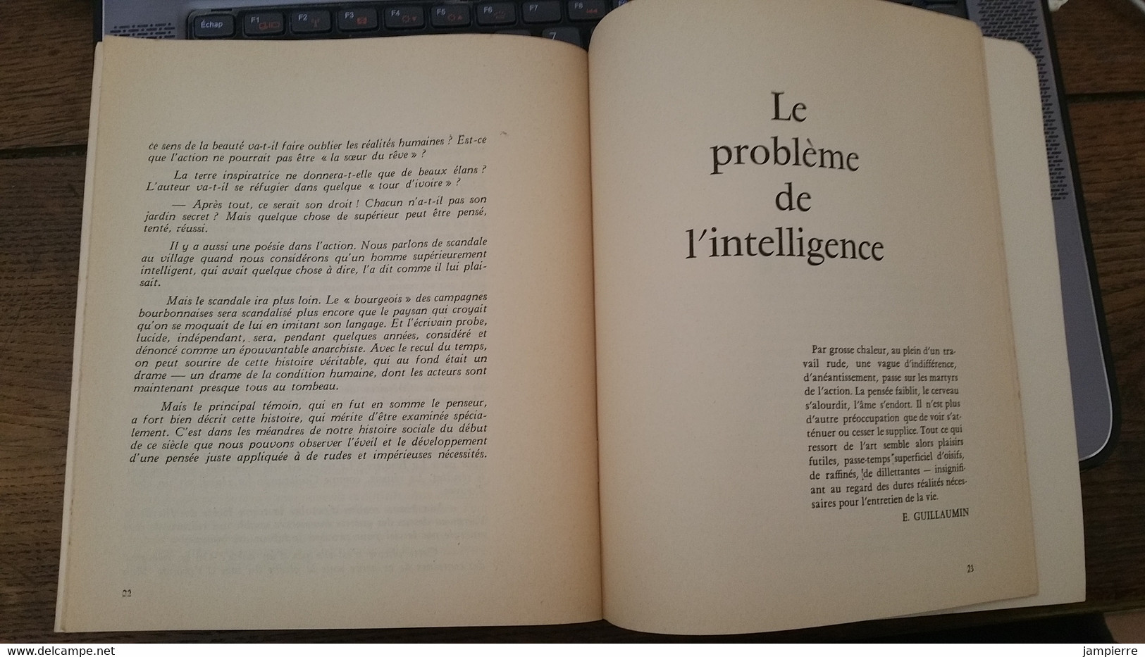 La Sagesse D'Emile Guillaumin, écrivain Paysan - Jean Simon - 1953, 32 Pages - Bourbonnais