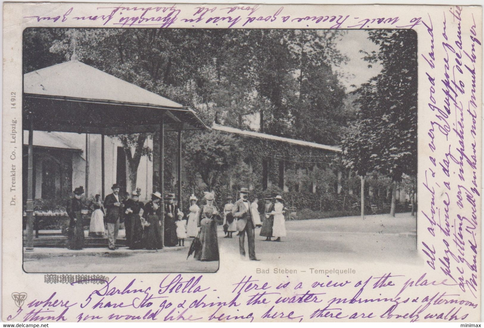 Bad Steben - Tempelquelle - 1902 - Animée - Bad Steben