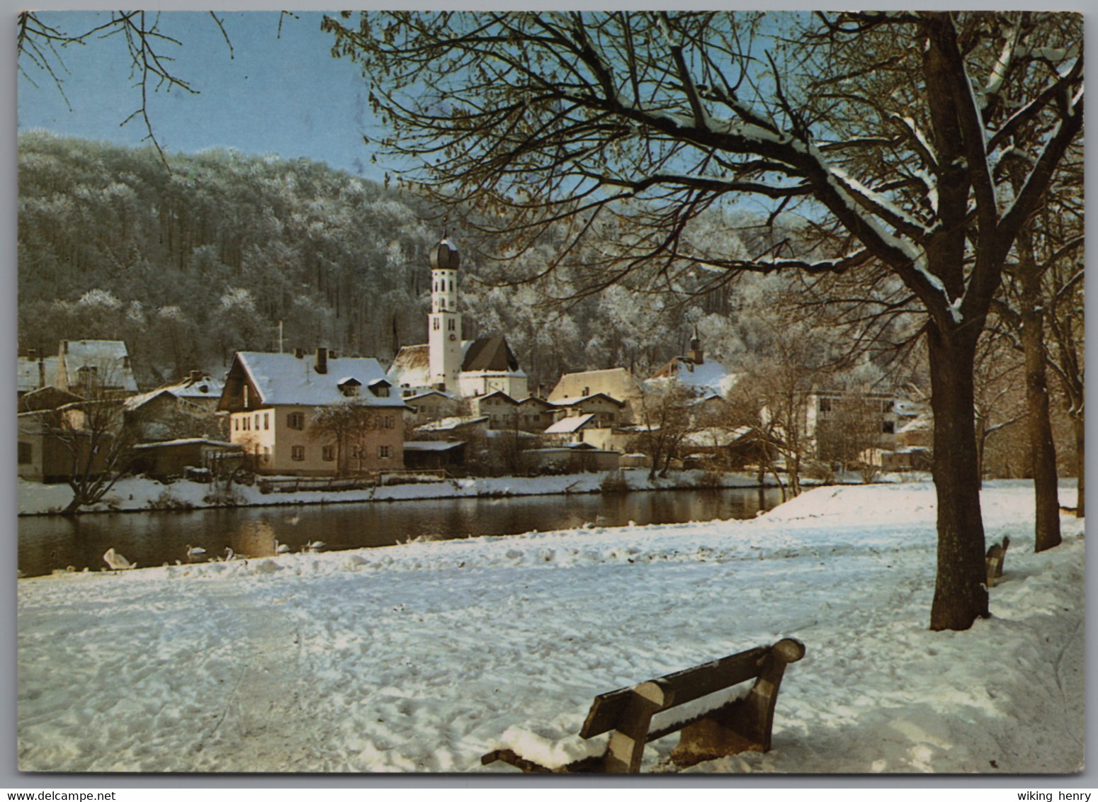 Wolfratshausen - Ortsansicht 1   Im Winter - Wolfratshausen