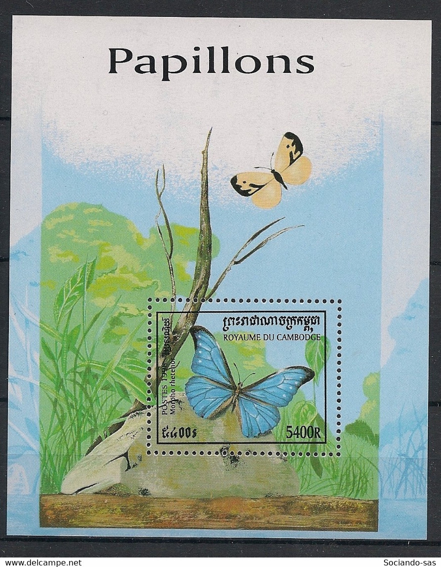 Cambodge - 1998 - Bloc Feuillet BF N° Yv. 142 - Papillons / Butterflies - Neuf Luxe ** / MNH / Postfrisch - Mariposas