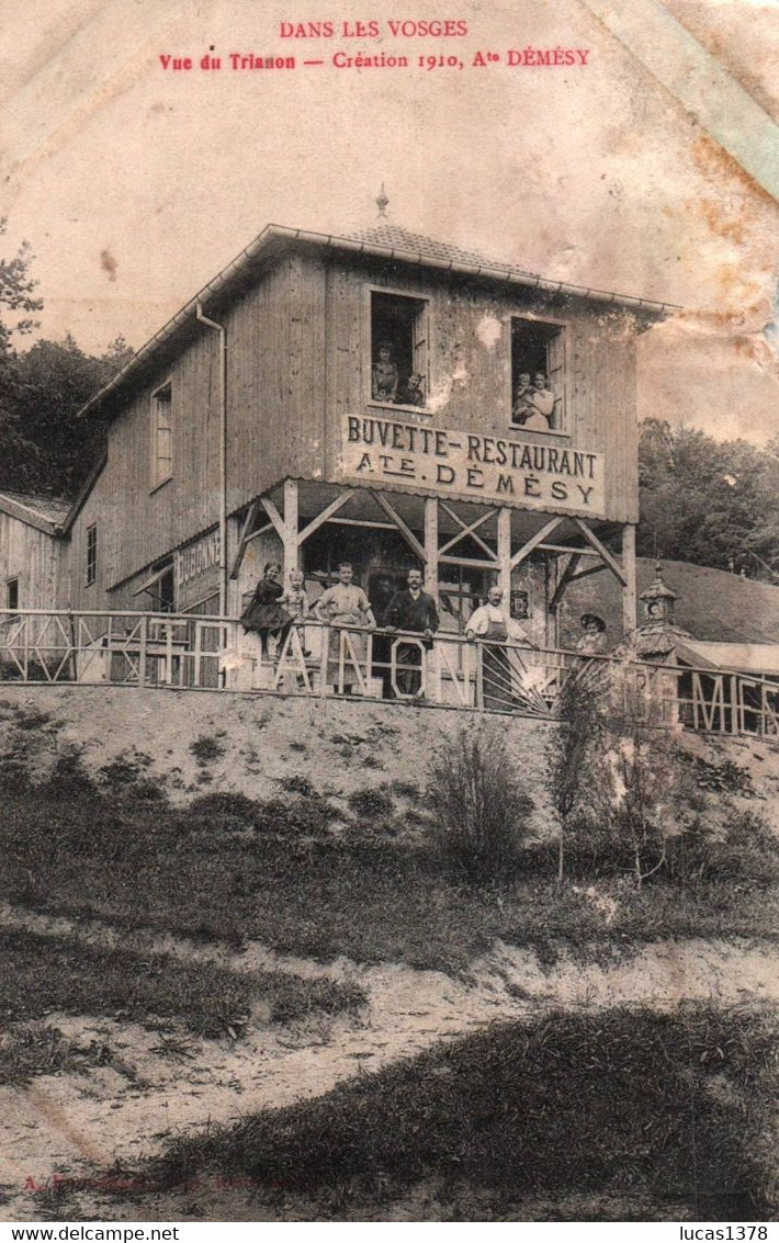 88 / SAINT-ETIENNE-LES-REMIREMONT Vue Du Trianon - Création 1910 A. DEMESY / BUVETTE / RARE ++ - Saint Etienne De Remiremont