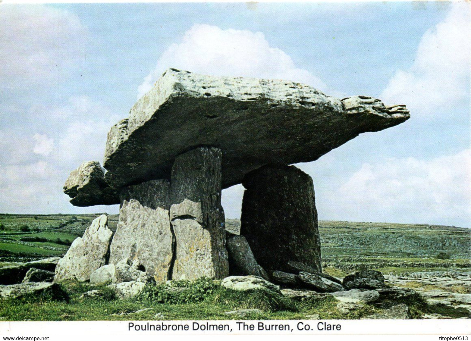 IRLANDE. Carte Postale Neuve. Poulnabrone Dolmen, The Burren. - Clare