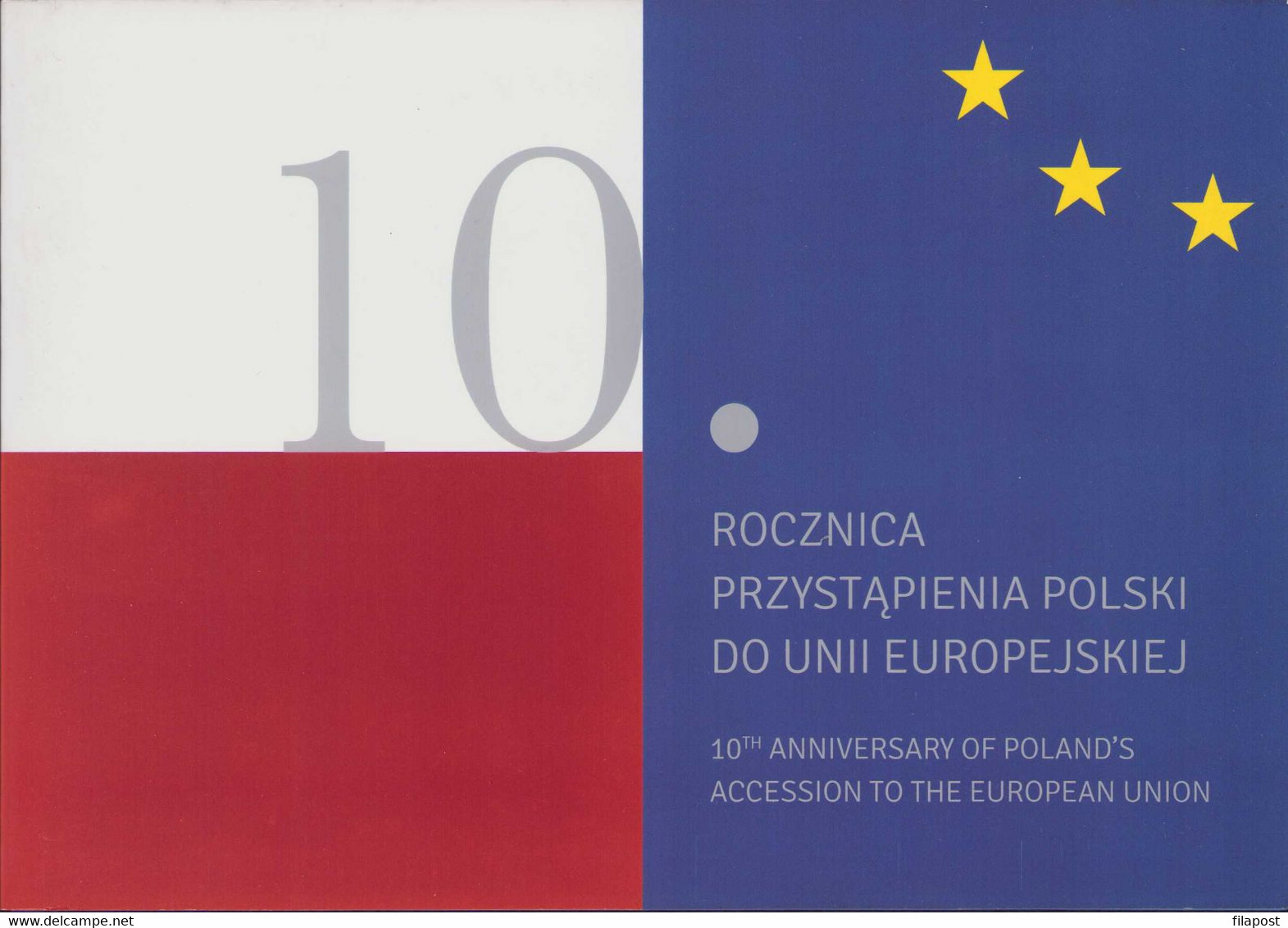 POLAND 2014 Mini Booklet, 100th Anniversary Of Poland's Accession To The European Union EU, UE, FDC + Stamp MNH ** - Booklets