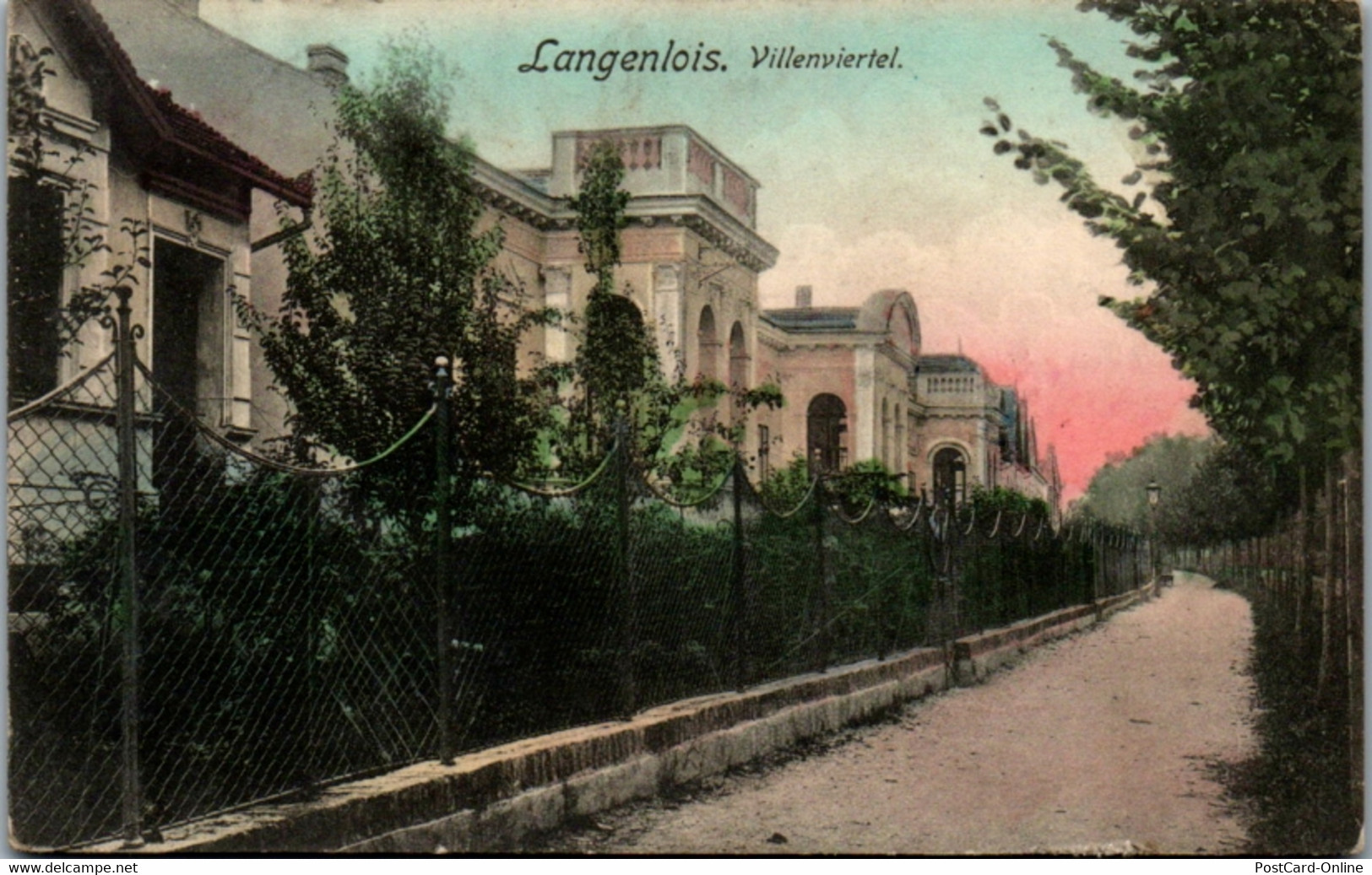 8439 - Niederösterreich - Langenlois , Villenviertel - Gelaufen 1918 - Langenlois