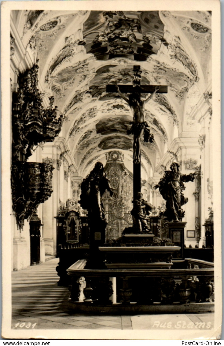 8449 - Tirol - Stams , Stift , Innenansicht - Gelaufen 1943 - Stams