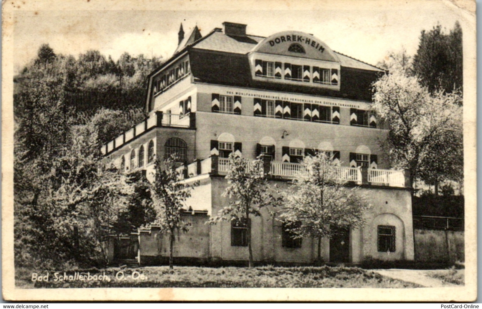 8459 - Oberösterreich - Bad Schallerbach , Dorrek Heim - Gelaufen 1951 - Bad Schallerbach