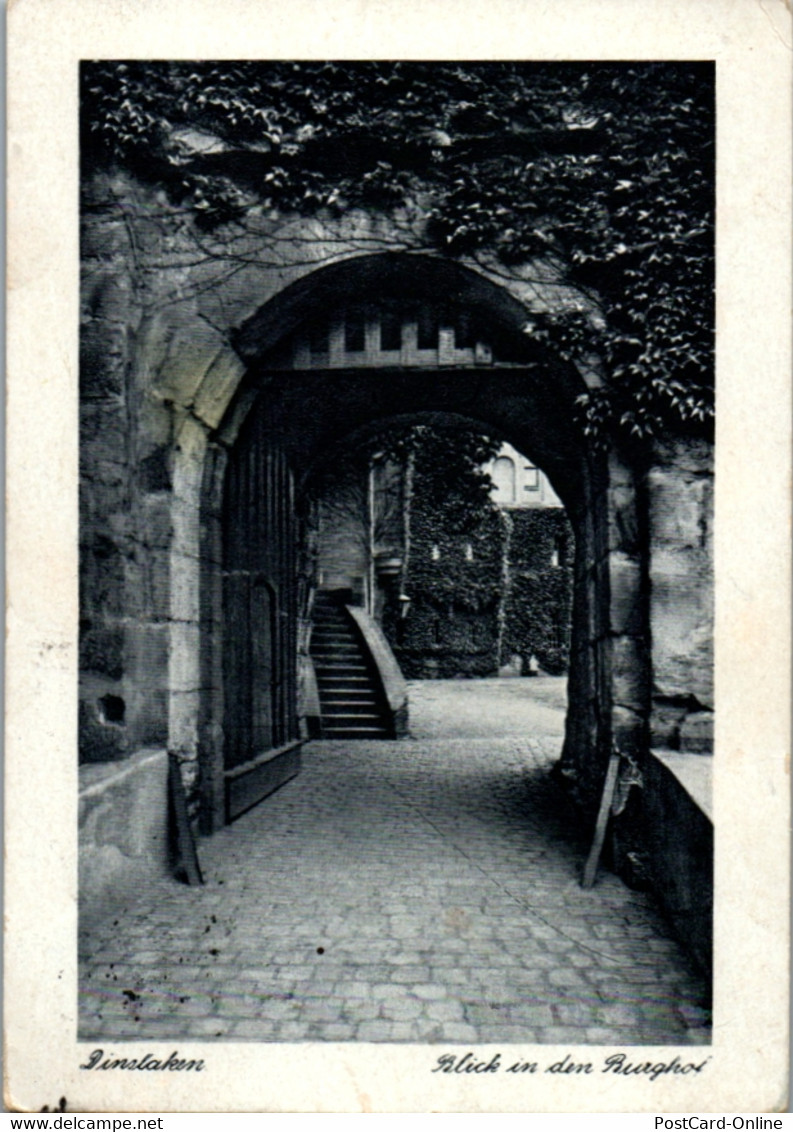 8504 - Deutschland - Dinslaken , Blick In Den Burghof - Gelaufen 1941 - Dinslaken