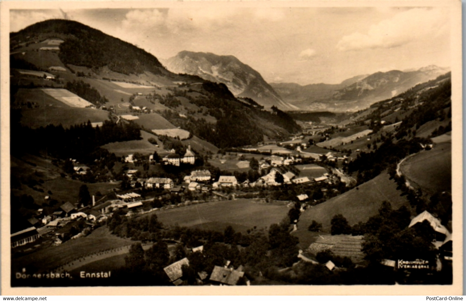 8598 - Steiermark - Donnersbach , Ennstal , Panorama - Gelaufen 1932 - Donnersbach (Tal)