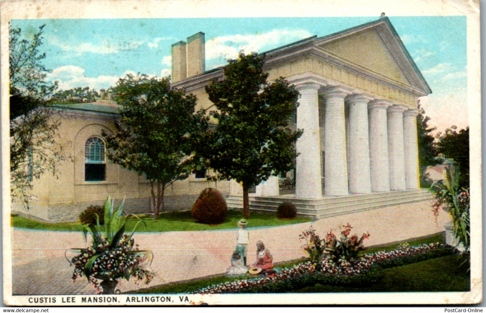 8665 - USA - Arlington , Washington , Custis Lee Mansion  - Gelaufen 1929 - Arlington