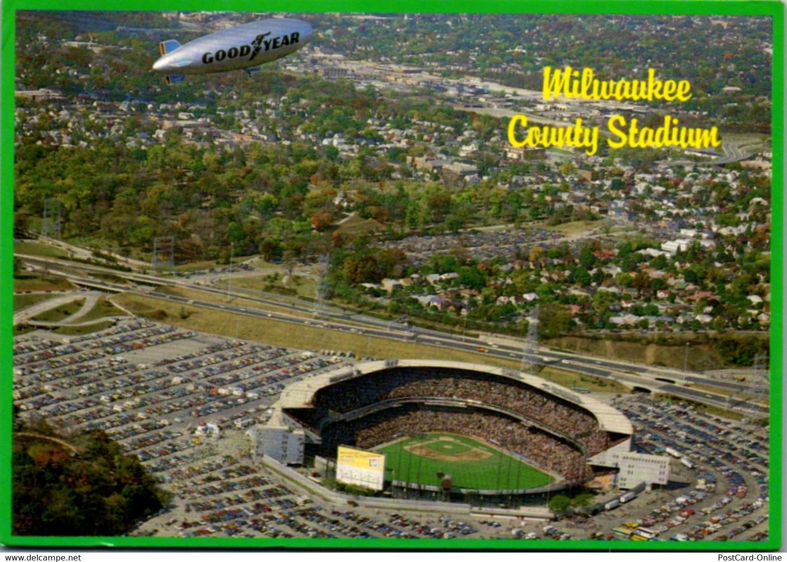 8667 - USA - Wisconsin , Milwaukee County Stadium , Brewers , Green Bay Packers - Gelaufen 1982 - Milwaukee