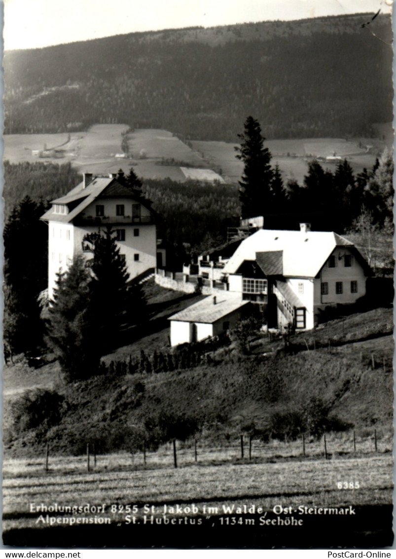 8705 - Steiermark - St. Jakob Im Walde , Alpenpension St. Hubertus - Gelaufen - Fürstenfeld