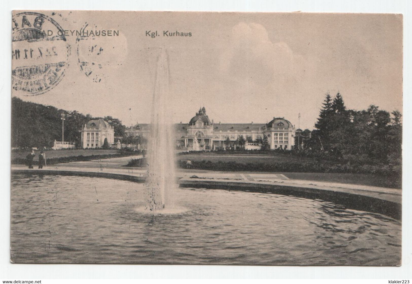 Bad Oeynhausen Kgl. Kurhaus Jahr 1911 - Bad Oeynhausen