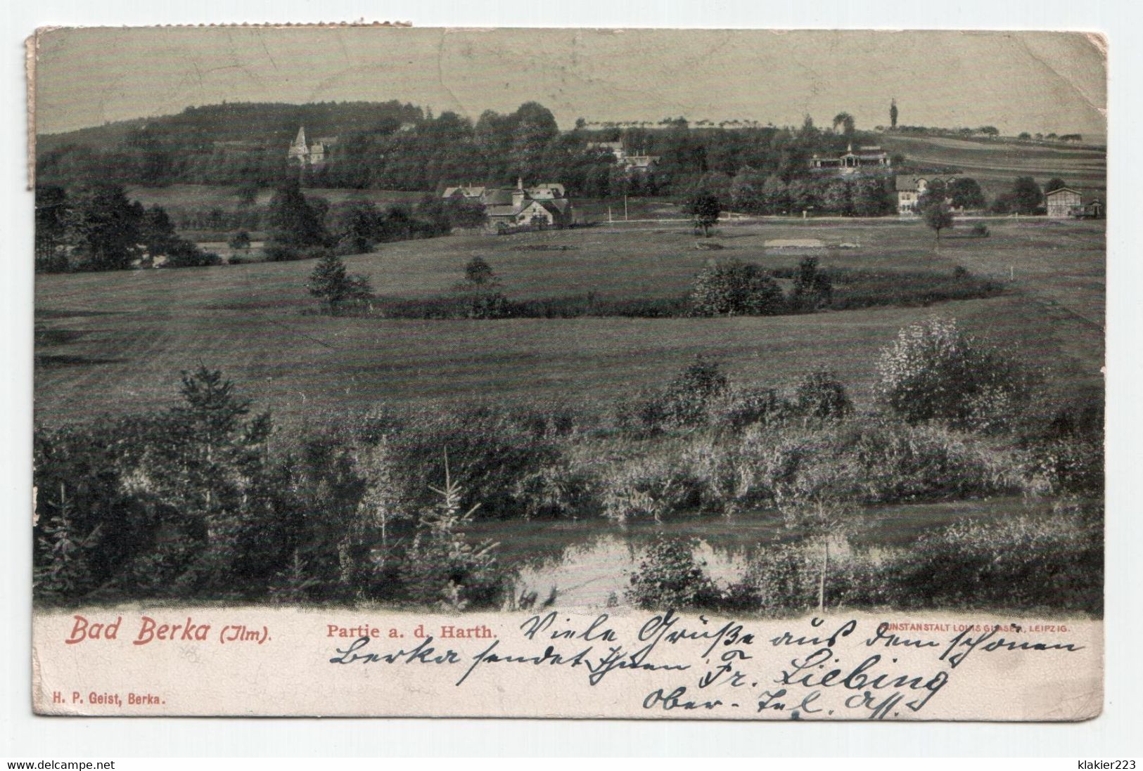 Bad Berka Partie A. D. Harth. Jahr 1903 - Bad Berka