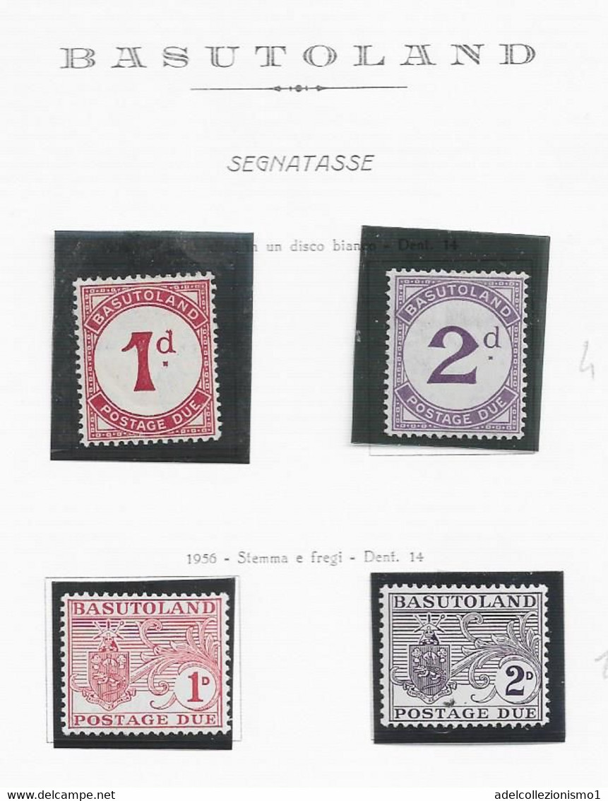 95495) BASUTOLAND-LOTTO DI FRANCOBOLLI DI ELISABETTA II- 1959-USATI-MLH*-MNH**- - Autres & Non Classés