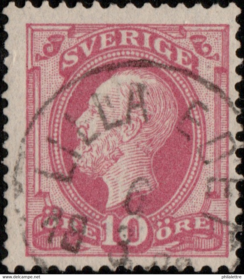 SUÈDE / SWEDEN / SVERIGE - 188? - " LILLA EDET " Date Stamp On Mi.38 / Facit 45 - Used Stamps