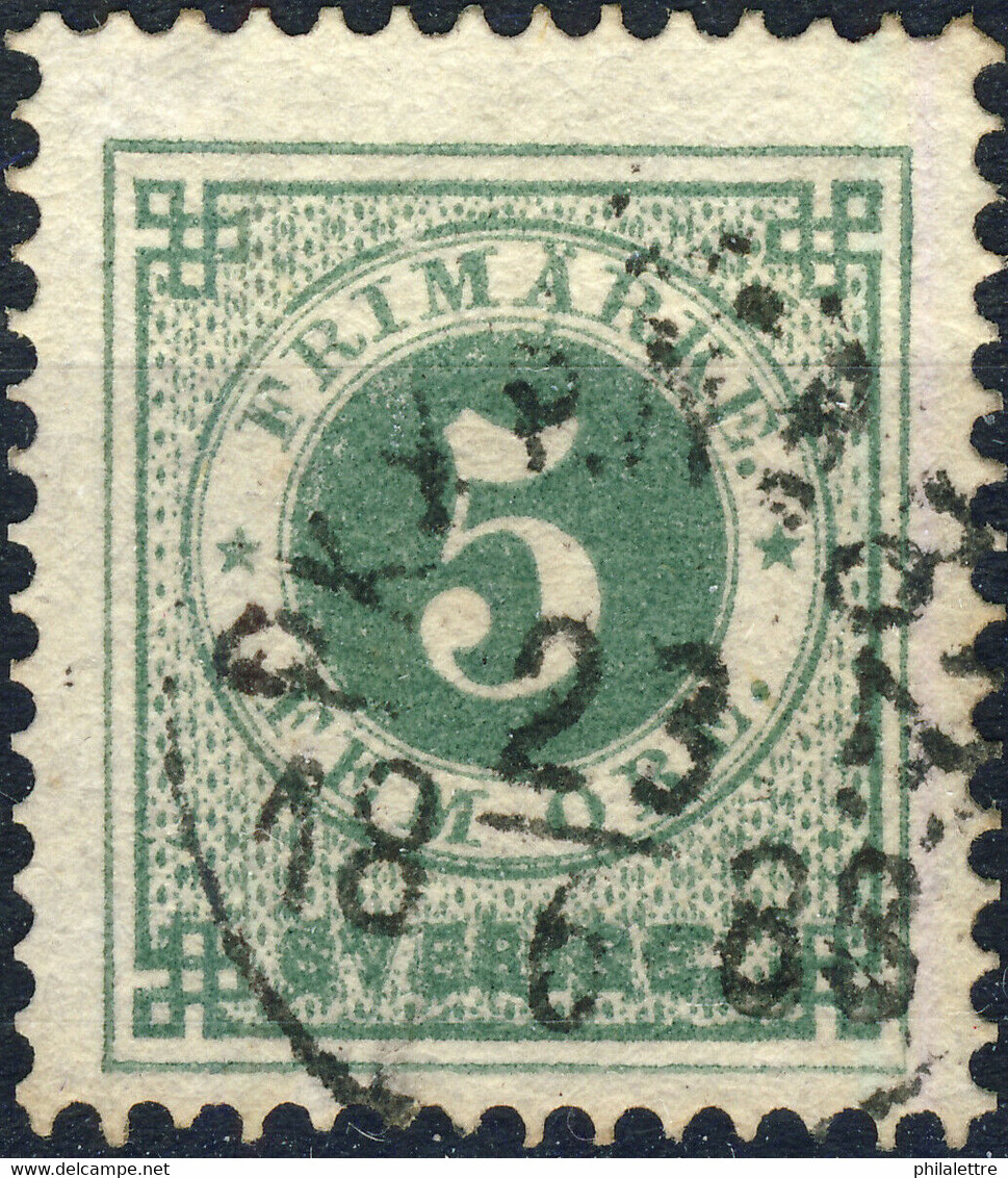 SUÈDE / SWEDEN / SVERIGE - 1883 - " PKXP Nr.32." Railway T.2 Cds On Mi.19B / Facit 30 - Used Stamps