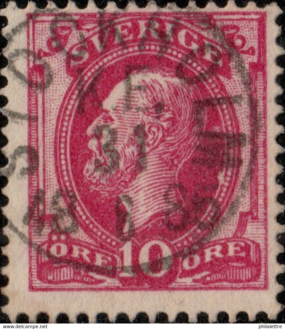 SUÈDE / SWEDEN / SVERIGE - 1885 - " STOCKHOLM / K.E. " Cds On Mi.28 / Facit 39 - Usati