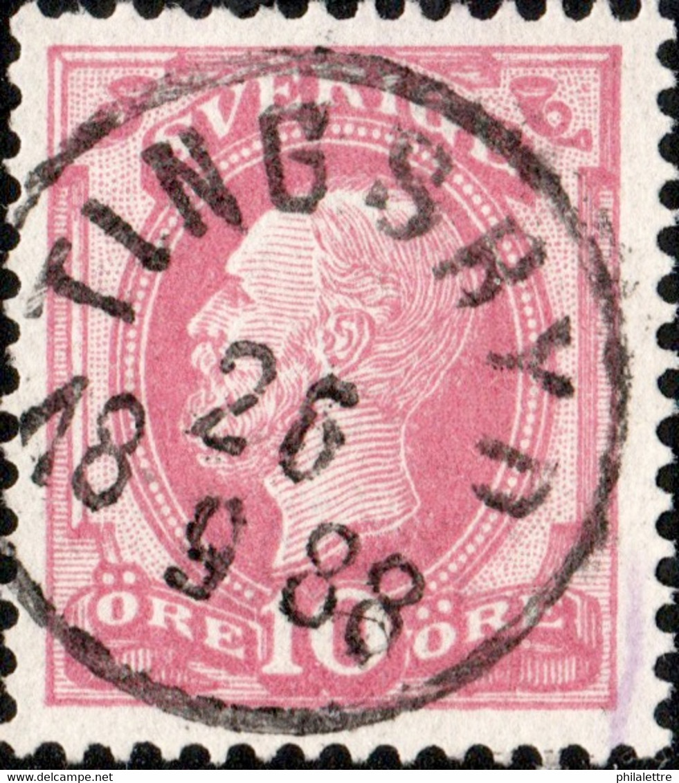 SUÈDE / SWEDEN / SVERIGE - 1888 - " TINGSRYD " Date Stamp On Mi.38 / Facit 45 - Used Stamps