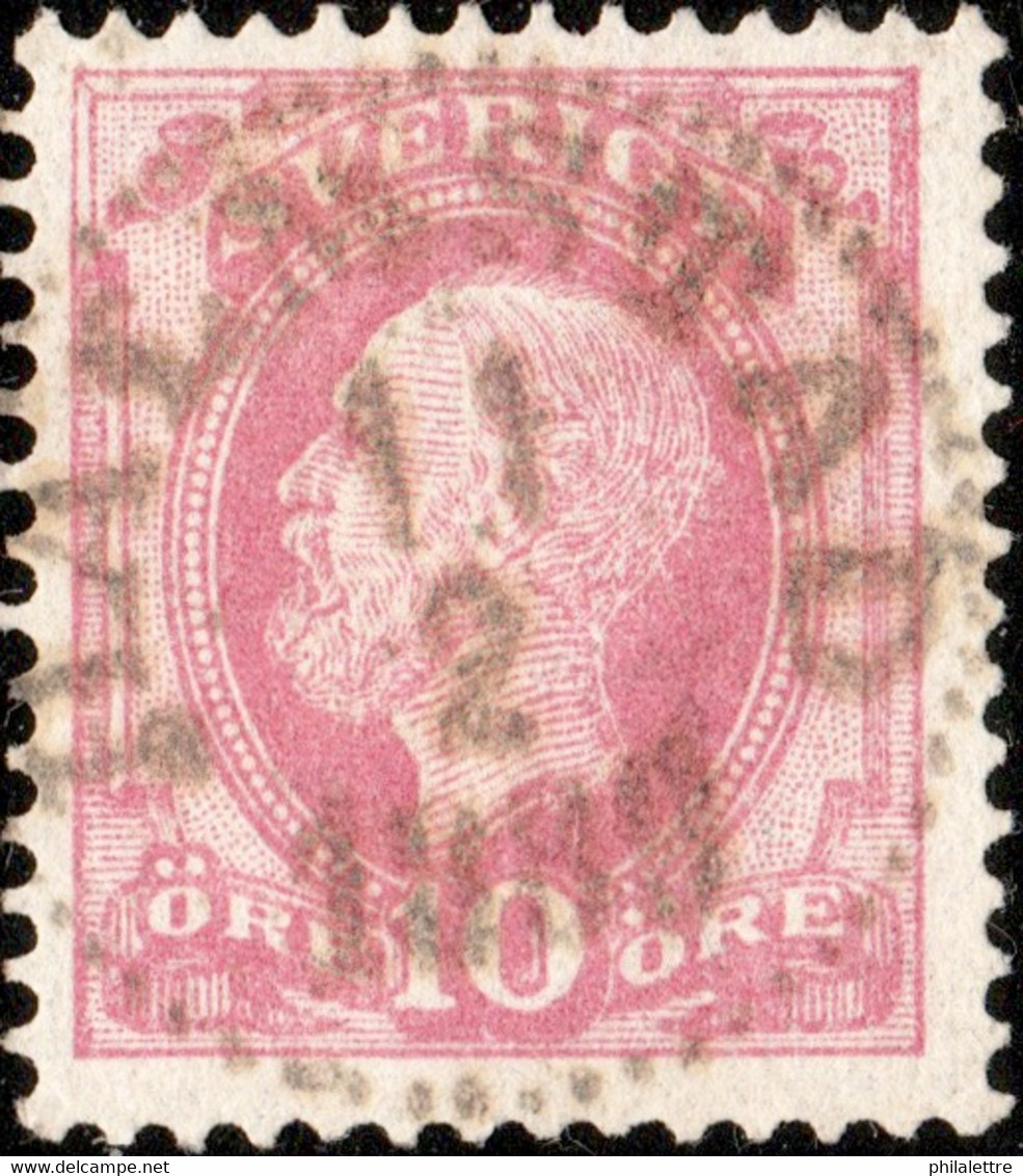 SUÈDE / SWEDEN / SVERIGE - 1889 - " HALMSTAD " Date Stamp On Mi.38 / Facit 45 (•) - Gebruikt