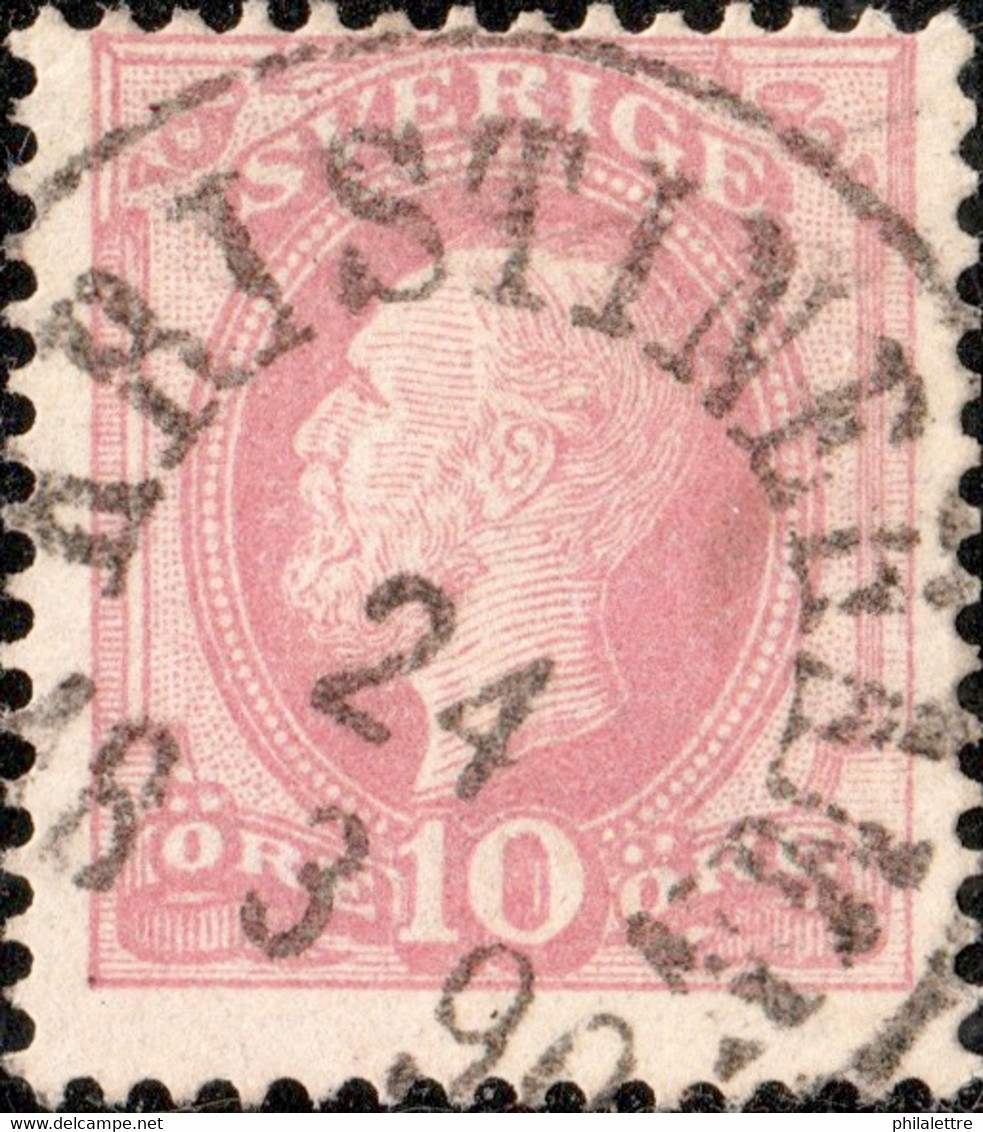 SUÈDE / SWEDEN / SVERIGE - 1890 - " KRISTINEHAMN " Date Stamp On Mi.38 / Facit 45 - Usati