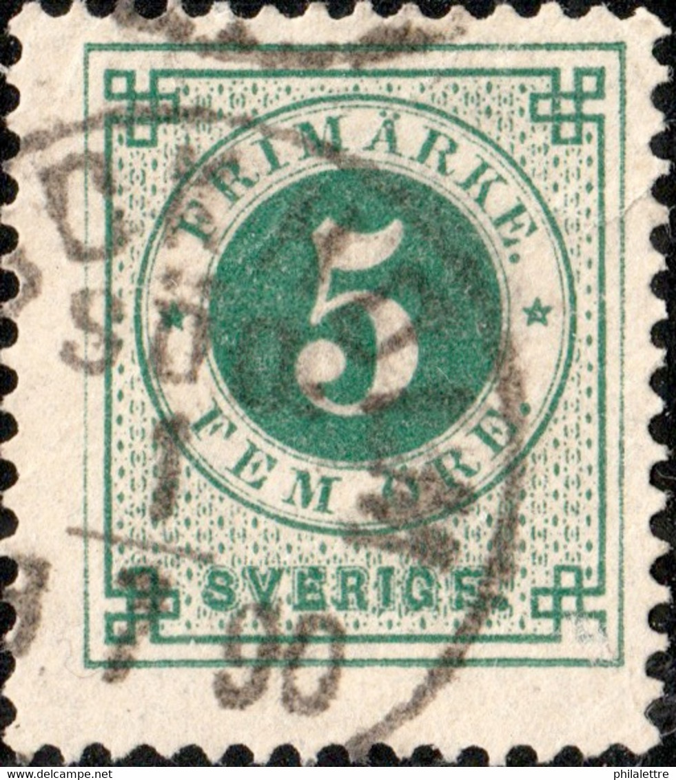 SUÈDE / SWEDEN / SVERIGE - 1890 - " STOCKHOLM  SÖD: " Ds On Facit 43 / Mi.32 - Usati