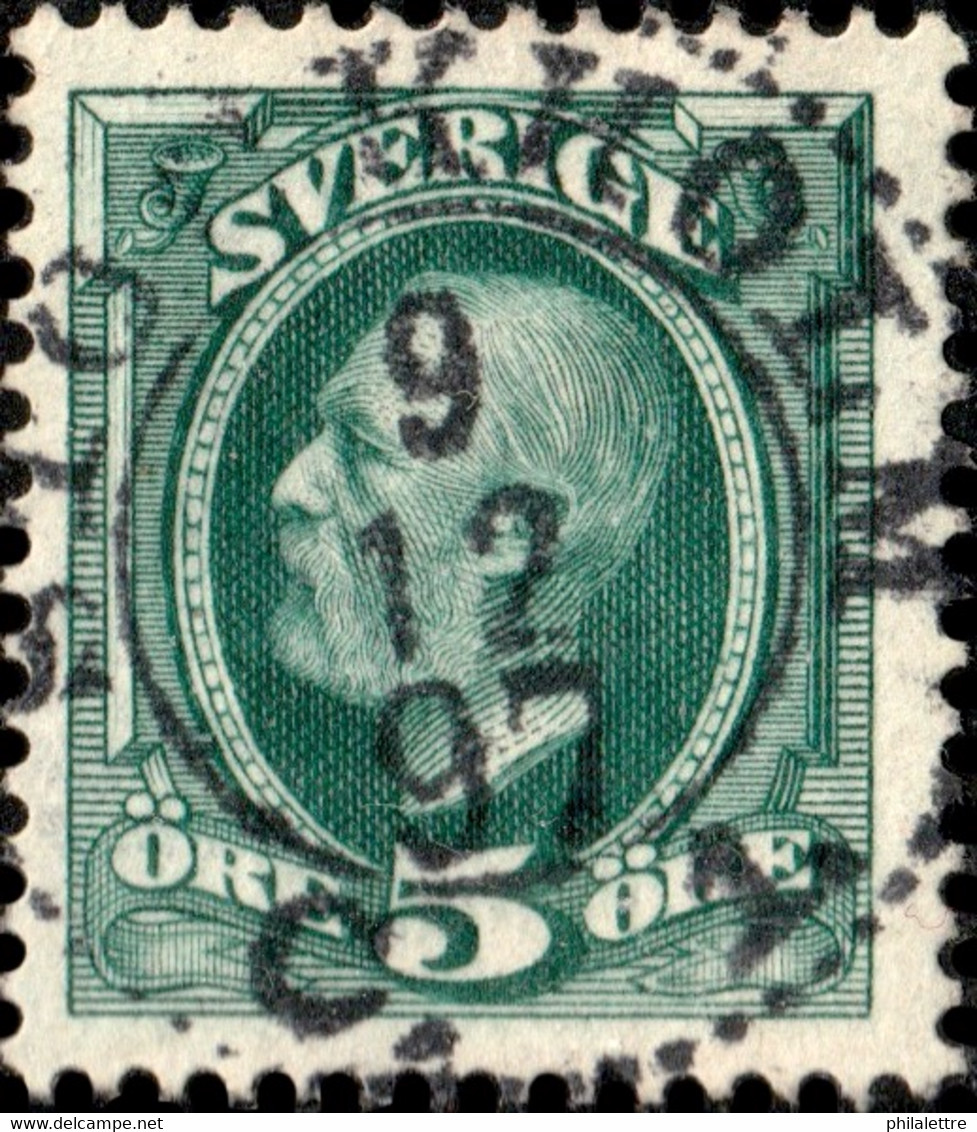 SUÈDE / SWEDEN / SVERIGE - 1897 - " STOCKHOLM / C.1. " Ds On Mi.41a / Facit 52c - Gebraucht