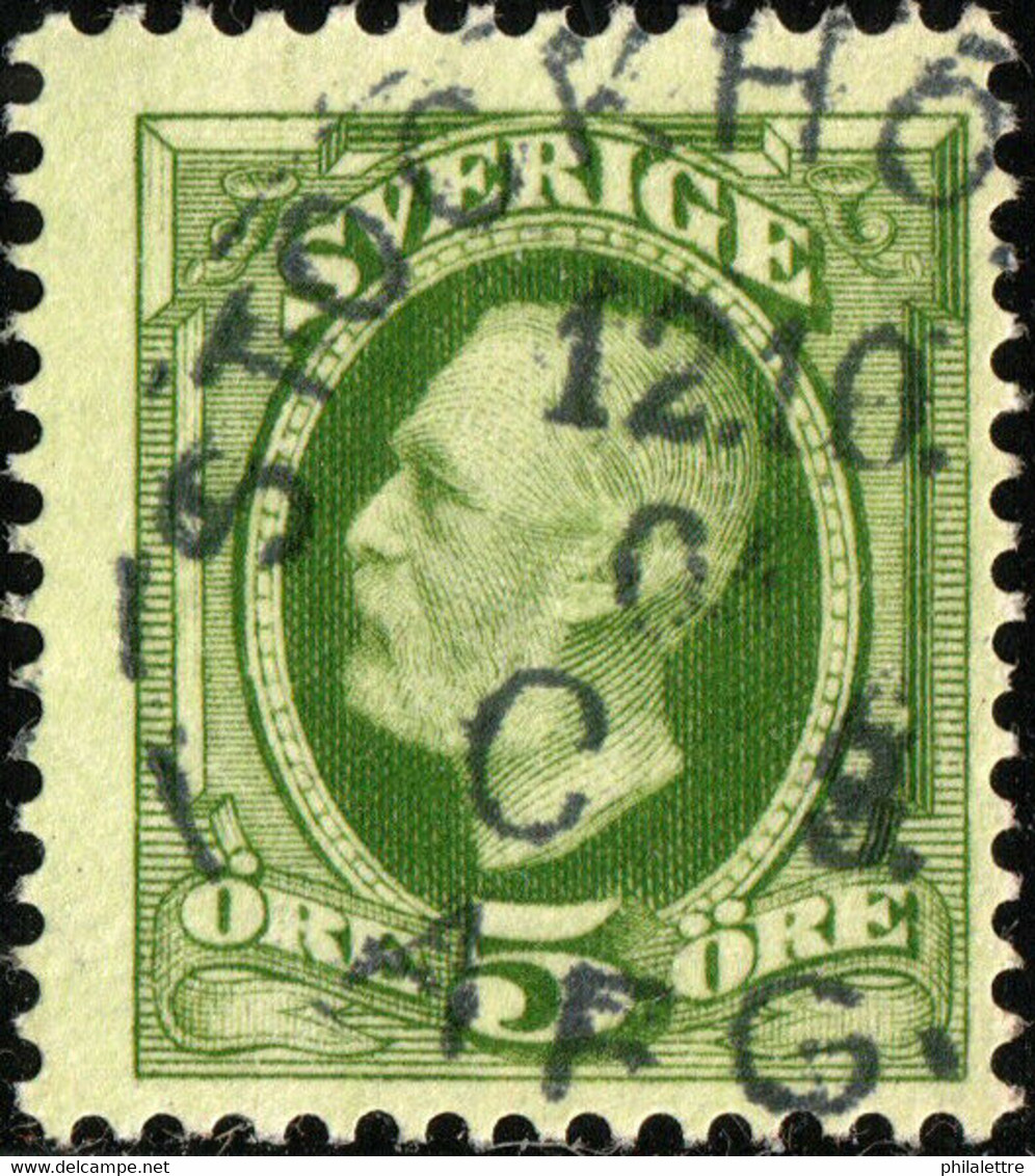 SUÈDE / SWEDEN / SVERIGE - 1904 - " STOCKHOLM 1 / C 3. / AFG." Ds On Mi.41b/Facit 52e - Gebruikt