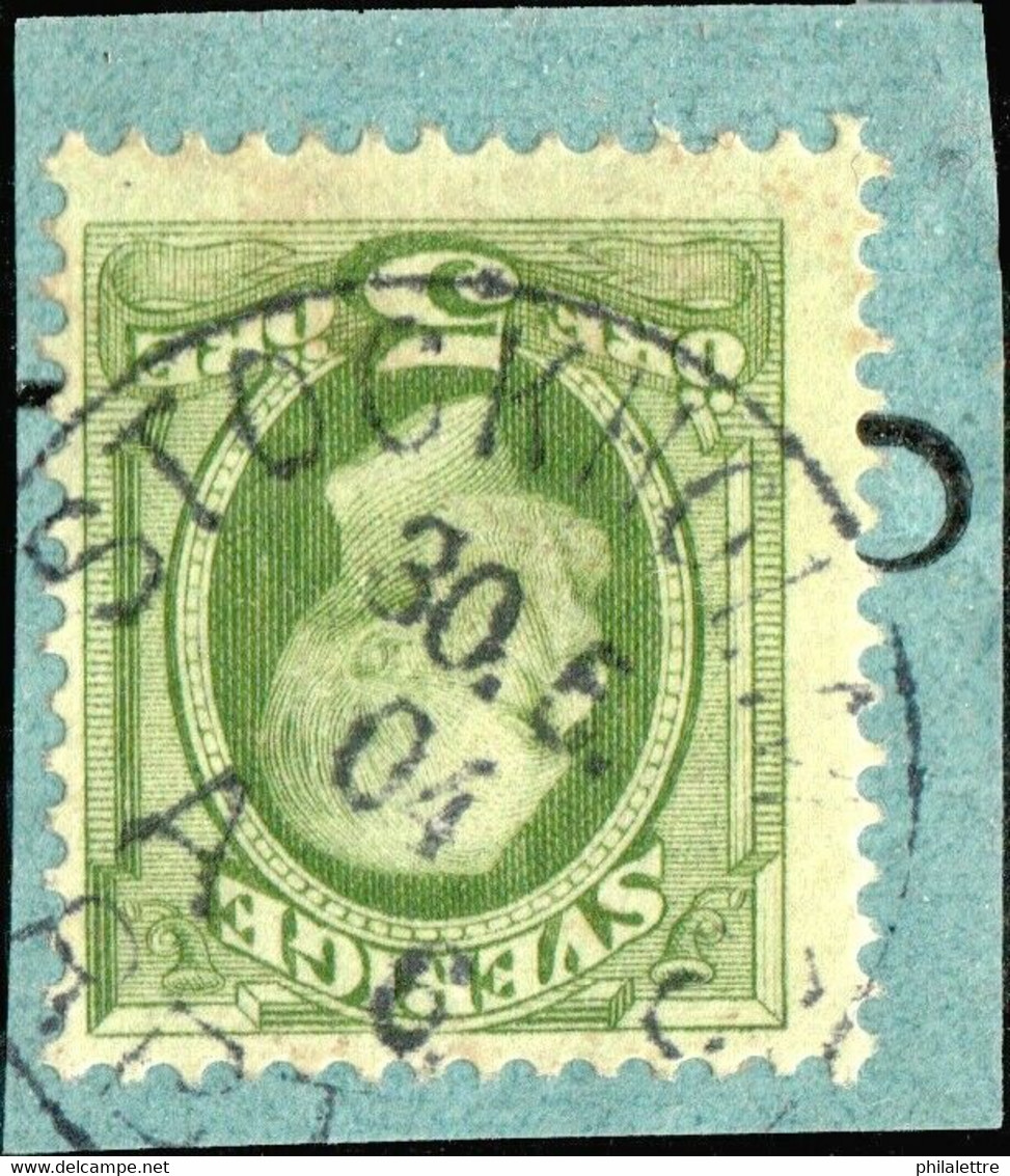 SUÈDE / SWEDEN / SVERIGE - 1904 - " STOCKHOLM 16 / A 6 / RBT." Ds On Mi.41b/Facit 52f - Used Stamps