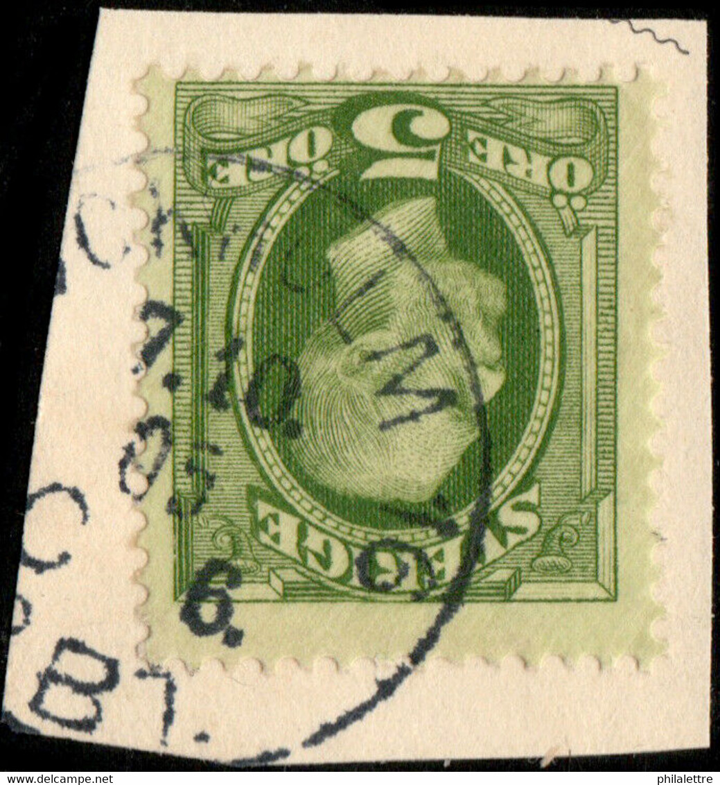 SUÈDE / SWEDEN / SVERIGE - 1904 - " STOCKHOLM 16 / C 6./ RBT." Ds On Mi.41b/Facit 52e - Gebraucht