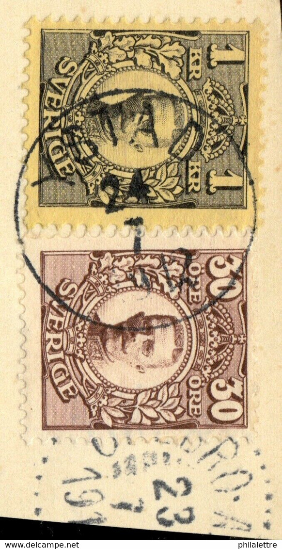 SUÈDE / SWEDEN / SVERIGE - 1912 - " YSTAD " Ds On Facit 77 & 88 / Mi.62 & 77 - Used Stamps