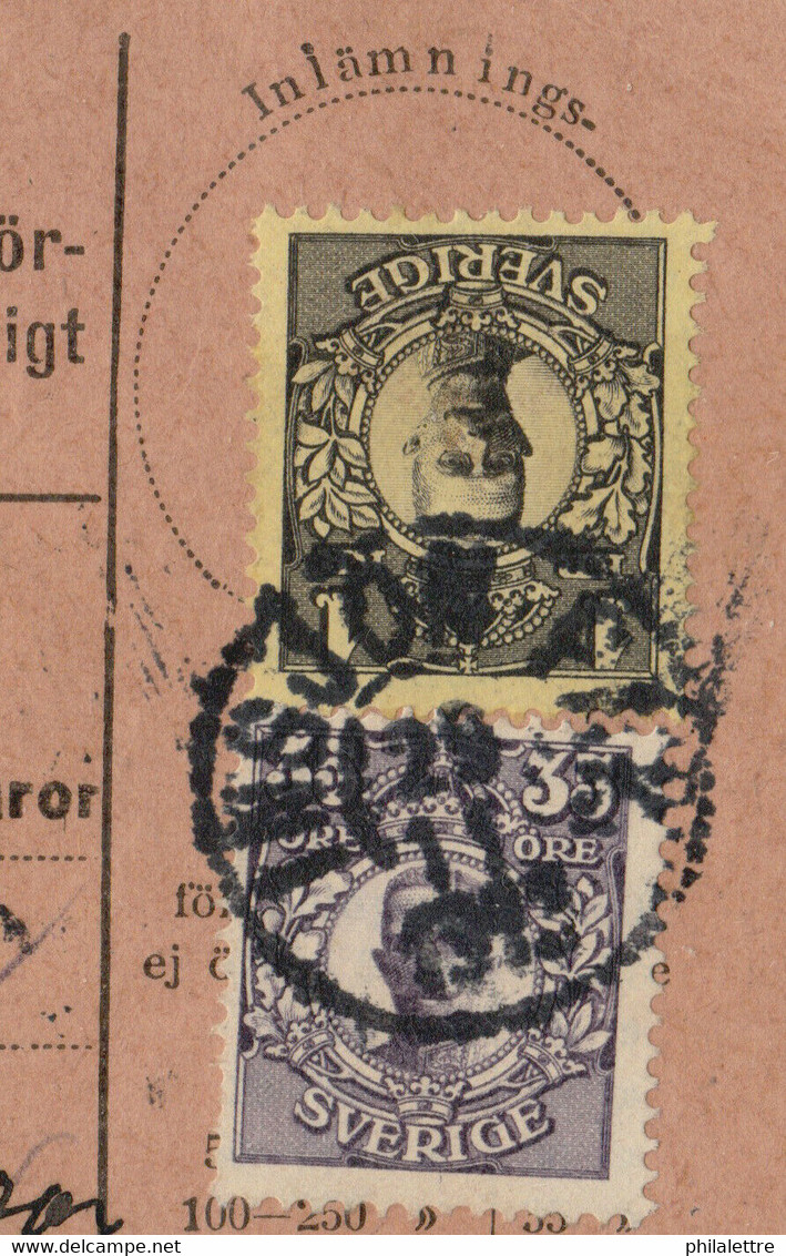 SUÈDE / SWEDEN / SVERIGE - 1913 - " INSJÖN P/K " Ds On Facit 77 & 89 / Mi.62 & 78 - Gebruikt