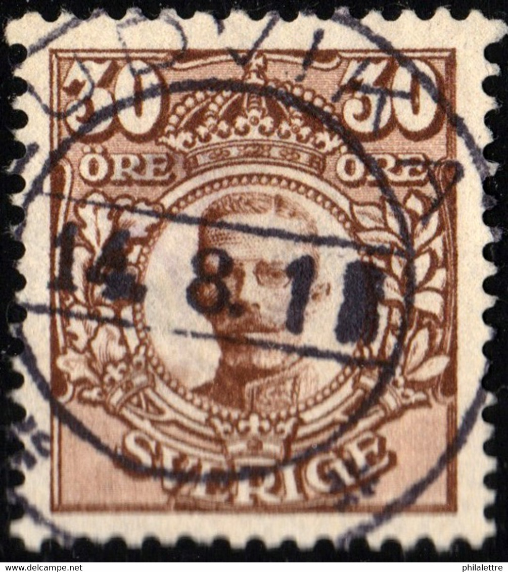 SUÈDE / SWEDEN / SVERIGE - 1918 - " LUDVIKA " Ds On Facit 88 30ö Brown - Oblitérés