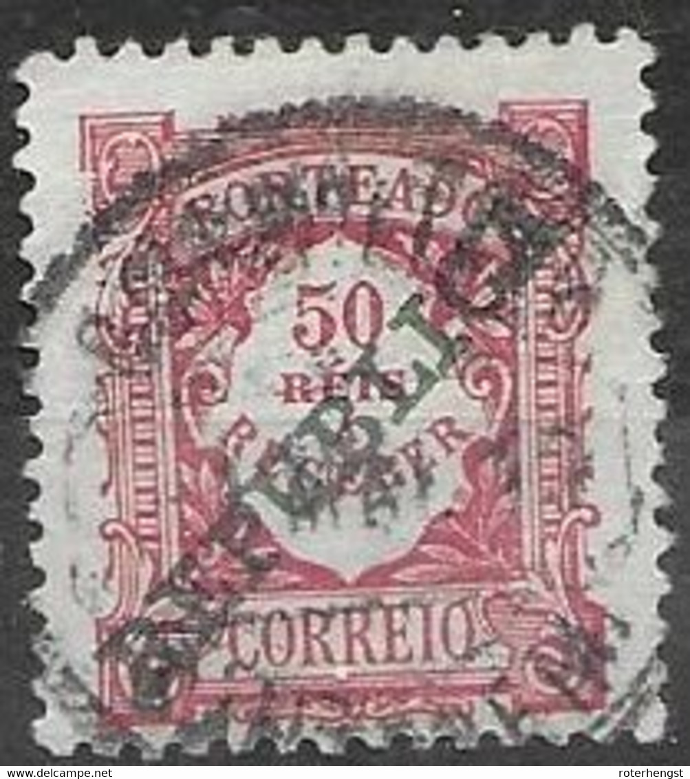 Portugal VFU 6 Euros 1911 - Oblitérés