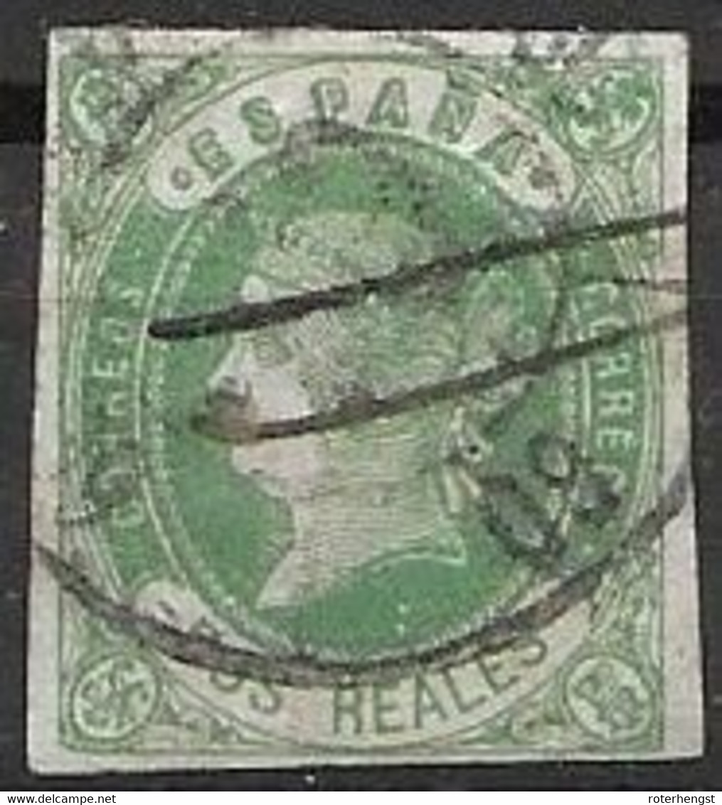 Spain VFU 12 Euros For 10% 1862 - Used Stamps