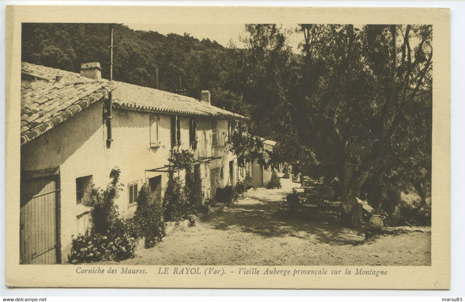 Le Rayol - Vieille Auberge "RARE" - **  Belle Cpa Neuve & Neutre *** Ed. Breger Frères - Rayol-Canadel-sur-Mer