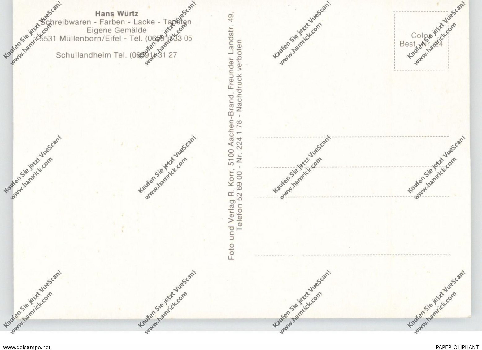 5530 GEROLSTEIN - MÜLLENBORN, See, Schullandheim, Ortsansicht - Gerolstein