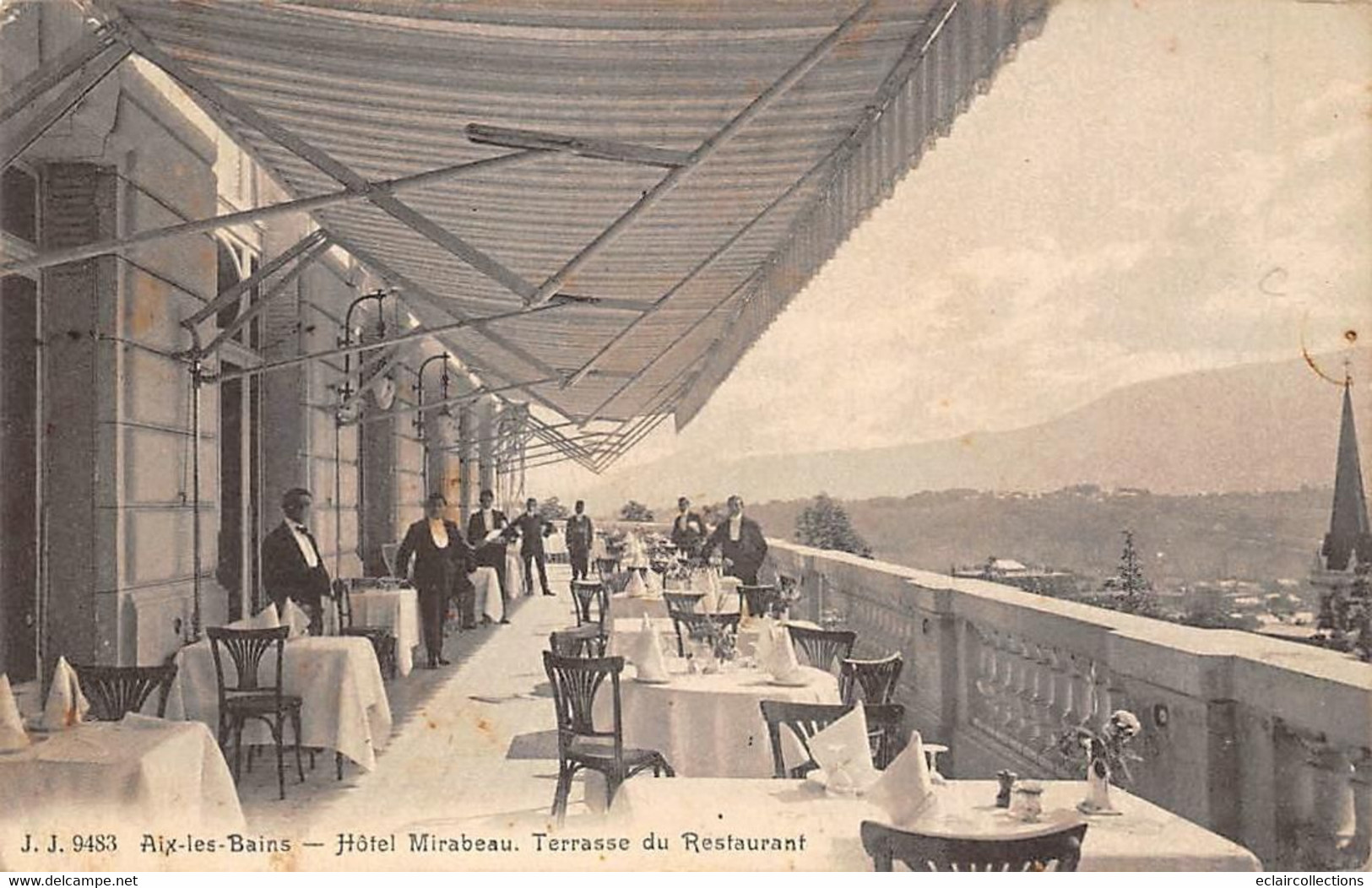 Aix Les Bains      73         Hôtel Mirabeau. Terrasse Du Restaurant   (voir Scan) - Aix Les Bains