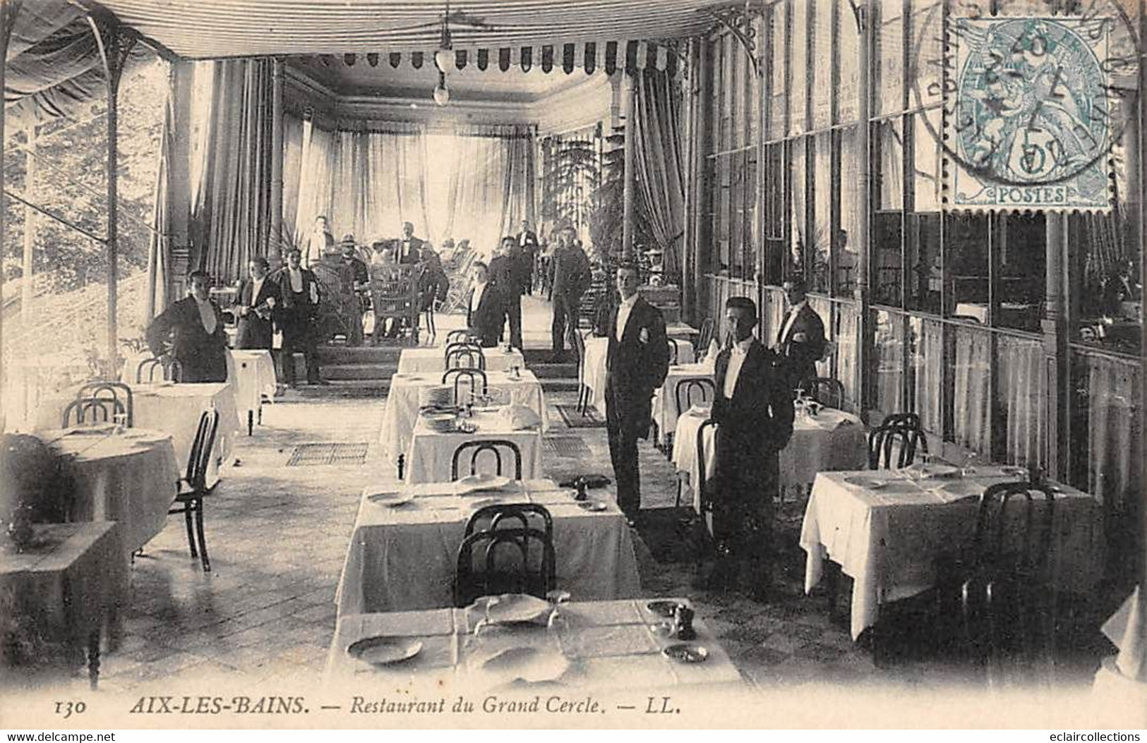 Aix Les Bains      73        Restaurant Du Grand Cercle    (voir Scan) - Aix Les Bains