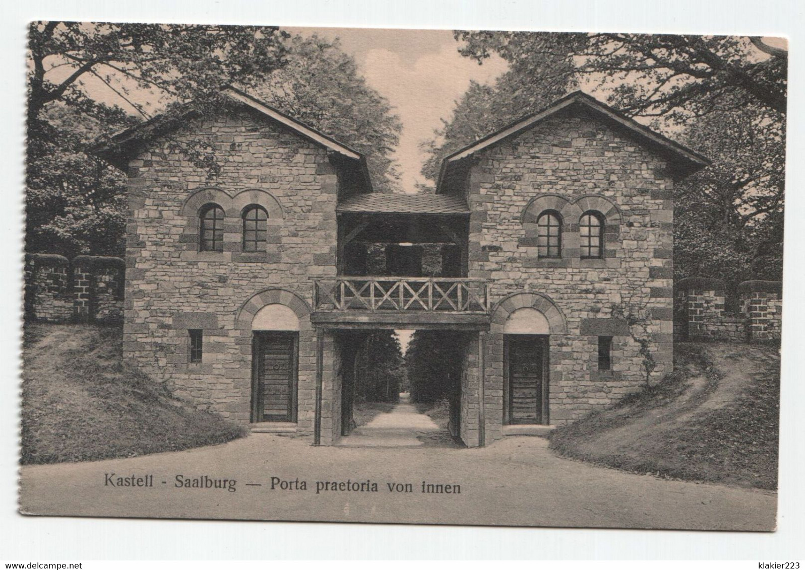 Kastell - Saalburg - Porta Praetoria Von Innen - Saalburg